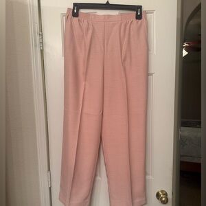 Alfred Dunner Soft Pink Women's Trousers